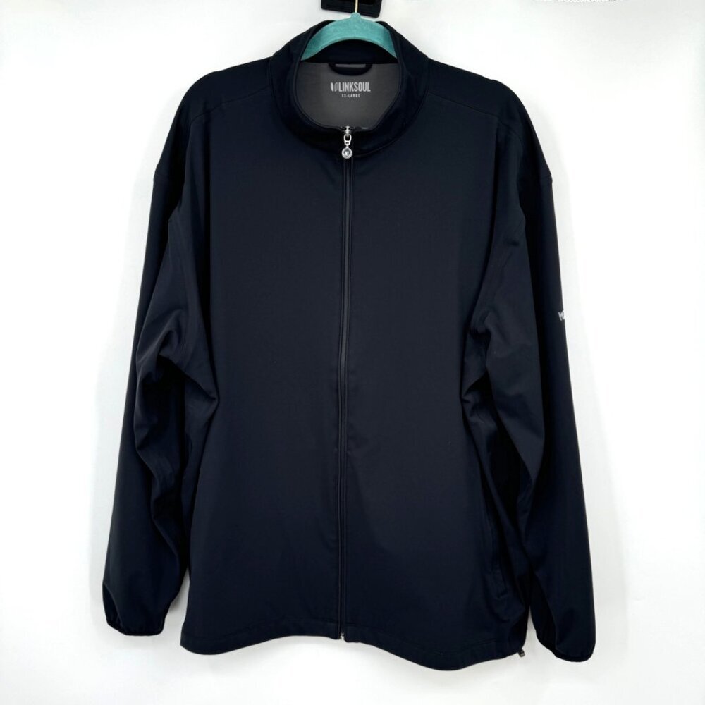 Link Soul POLARTEC RAIN SUIT JACKET men’s size XXL Black